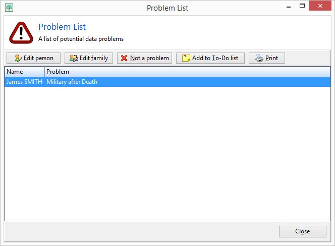 Problem Alert