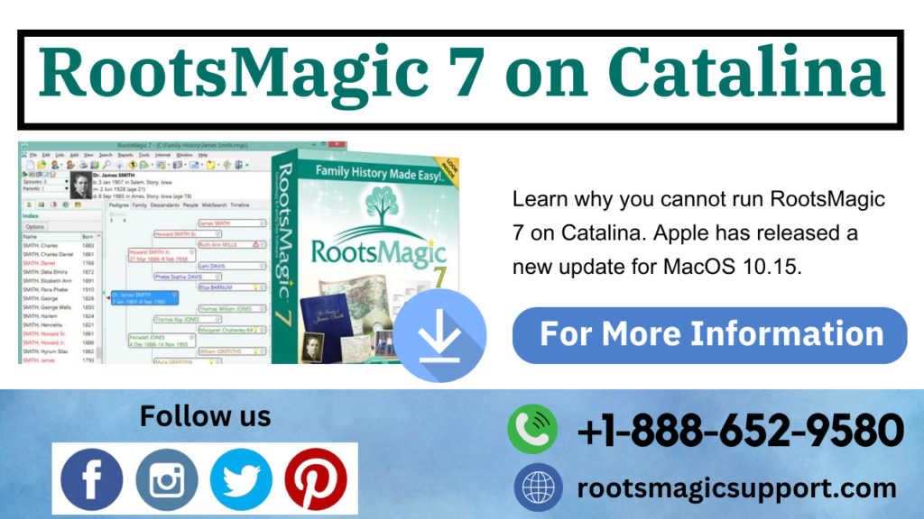 RootsMagic 7 on Catalina